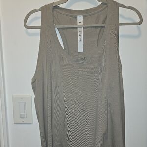 Lululemon Love Tank Top Riverstone Women's Sz 12 Brand New W Tags NWT Tan Khaki
